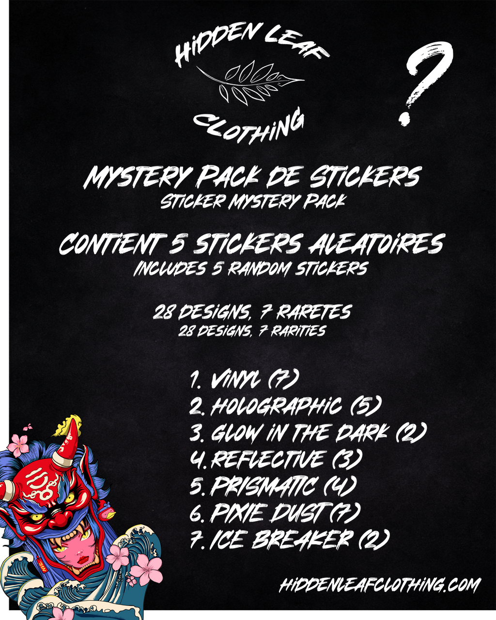 Sticker Mystery Pack (Limited edition)