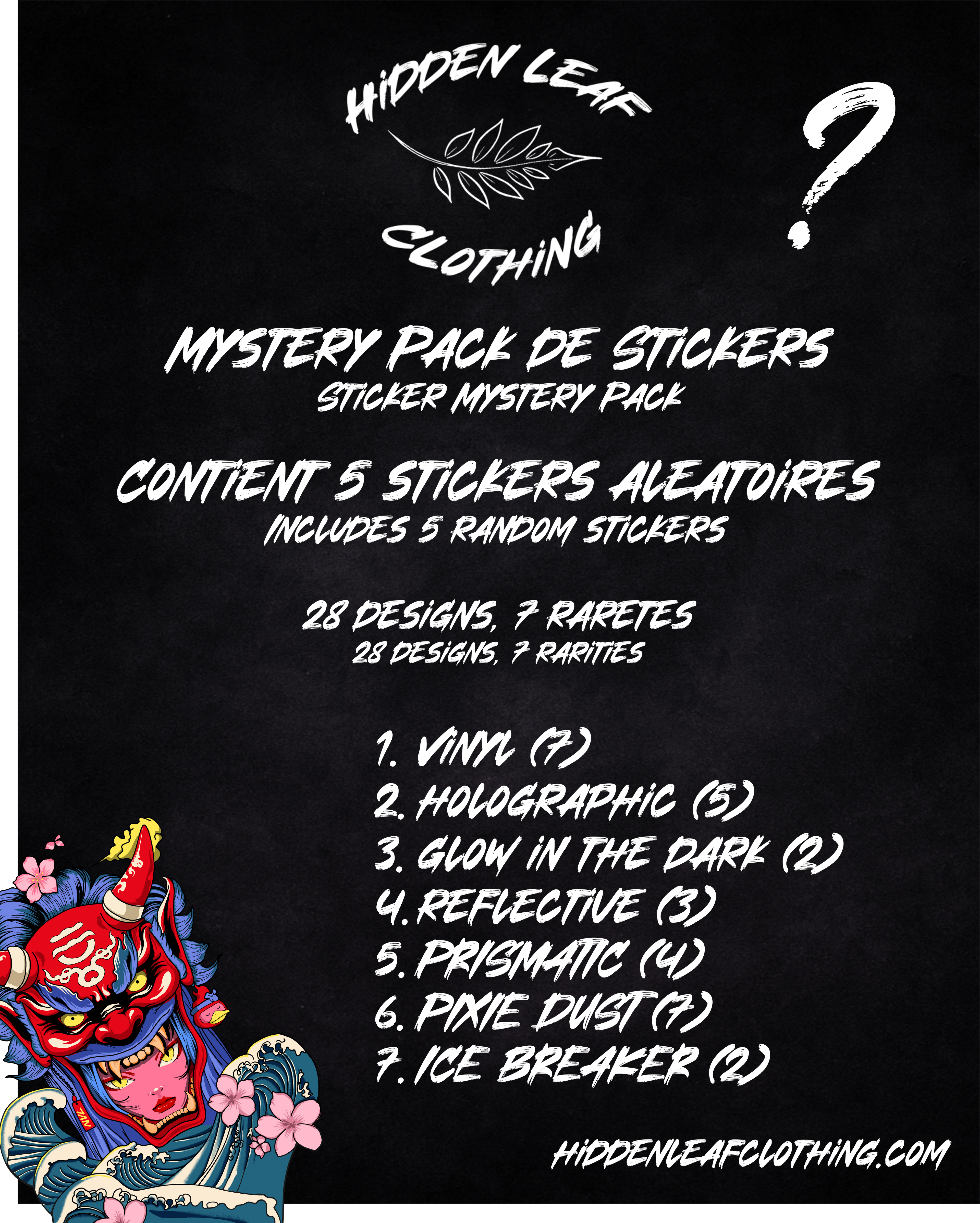 Sticker Mystery Pack (Limited edition)