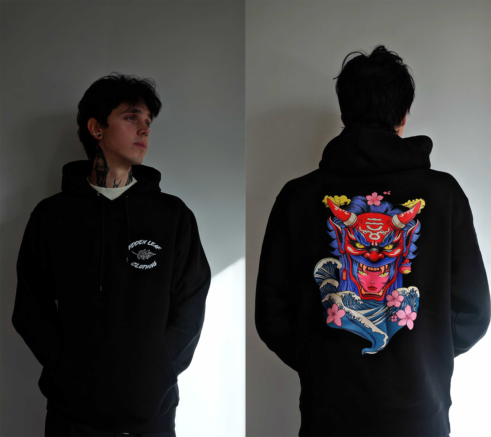 Hoodie Oni Noir