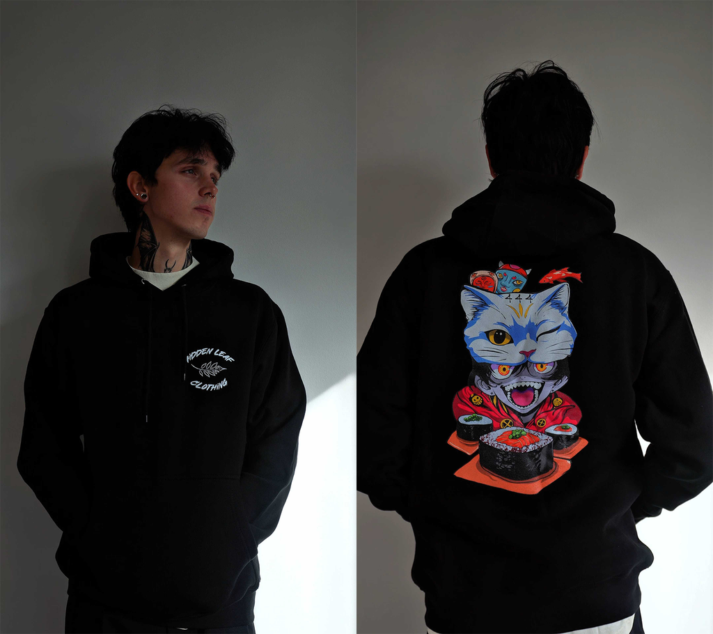 Hoodie Sushi Noir